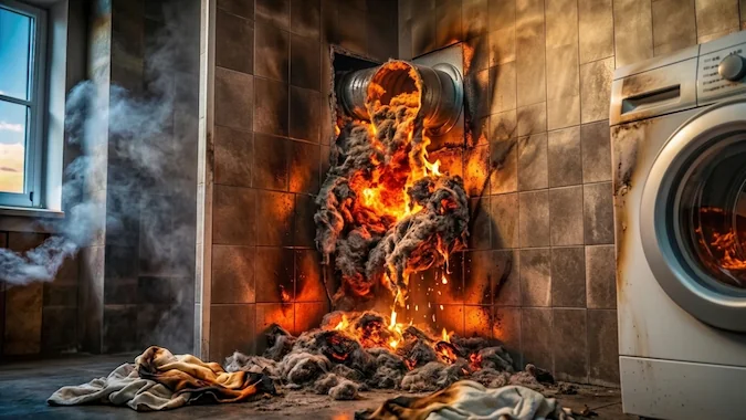 Dirty Dryer Vents - Reduce Fire Risk and Drying